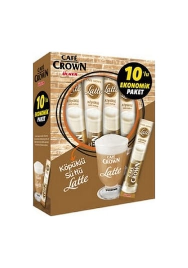 Ülker Cafe Crown Latte Kahve 2 x 10'lu