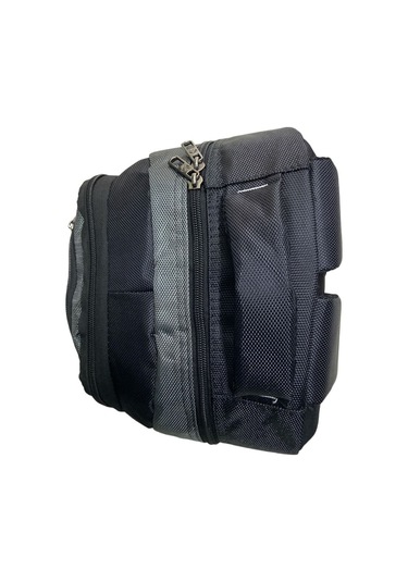 Büyük Su Geçirmeyen Kalın Kumaş Ortopedik Çok Bölmeli Okul Gezi Seyahat Kamp Sırt Çantası 32cmx47cm Gri