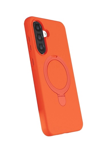 Özel Galaxy A26 Regal Magsafe Standlı Kapak - Turuncu Fırsat