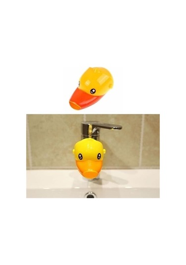 Buffer Çocuklar İçin Eğitici Ve Güvenli Musluk Uzatıcı Genişletici Başlık Aparatı Ördek Figürlü - 9005467974612drvs1