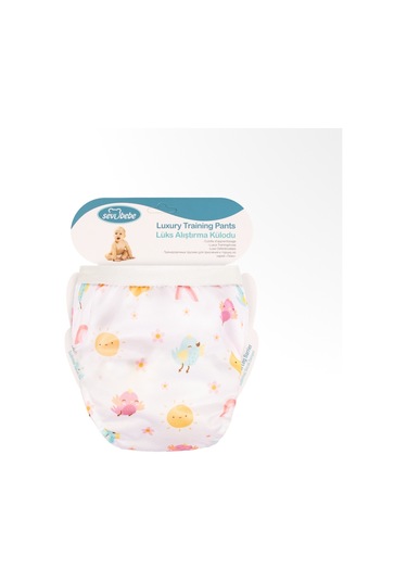 Sevi Bebe Lüks Bebek Alıştırma Külodu Kuş Desenli 1 No 10-15 Kg