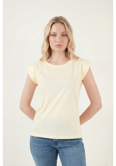 Lela Bayan T Shirt 5864019 Sarı Sari