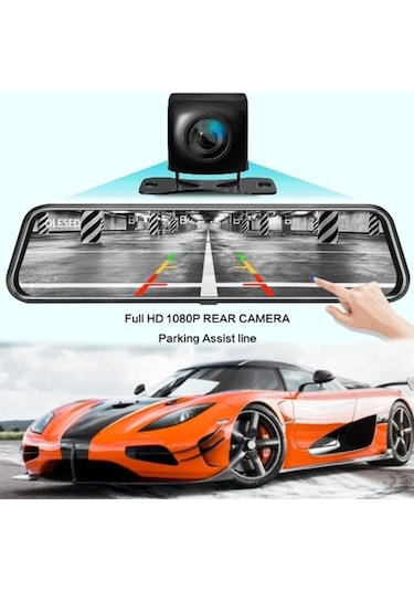 Tongxida 10 Hd 1080p Çift Lens Ters Kamera, Gece Görüşü Ve Arka Kamera