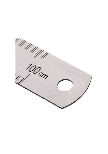 Kraf 500G Çelik Cetvel 100 CM Metal