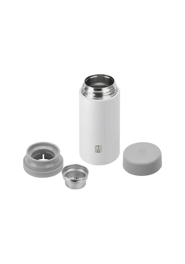 X1 Zwilling Süzgeçli Termos Matara Beyaz 420 Ml Py48-4
