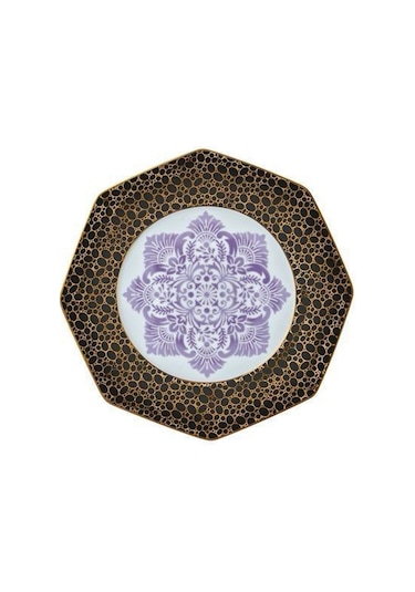 Lamedore Tea Delight 17 Cm Pasta Tabağı İris Purple Blooming Baroque 1 Adet