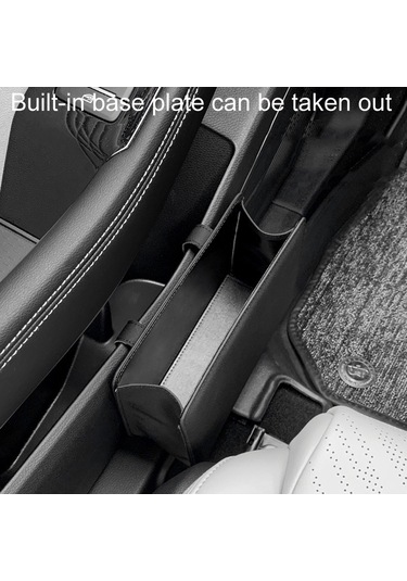 Araba Katlanır Çöp Kutusu Çok Fonksiyonlu Koltuk Arkalığı Asılı Saklama Kutusu Bej