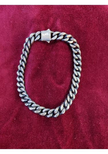 Modagümüşevi 925 Ayar Gümüş Özel Kilitli Gurmet Bileklik