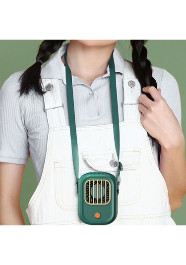 Padalink Boyun Bağlı Taşınabilir Fan, 3 Hız Ayarı, 10 Saat Kullanim Süresi, Hafif Abs, 1800mah Pil