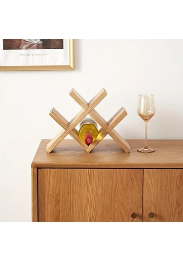 Maxaccess Avrupa Tarzı Ahşap Şarap Rafı: Çoklu Şişe Yuvası, Ev Dekorasyonu İçin