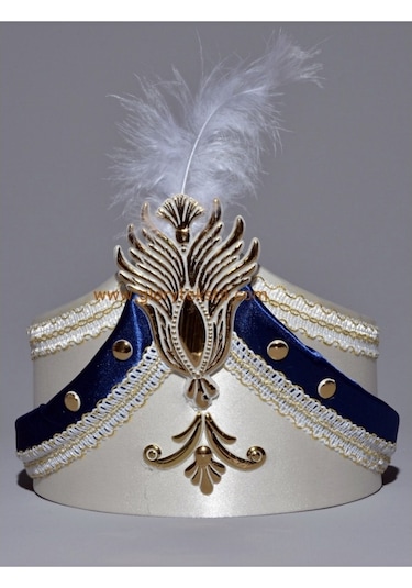 Sünnet Şapkası Krem-Lacivert (520249314)