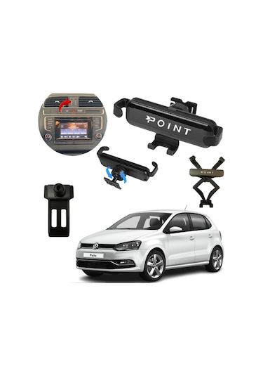 Vw Polo Araca Özel Cep Telefon Tutacağı Robotik Oynar Başlıklı 2010 - 2017 Arası Profesyonel Ürün