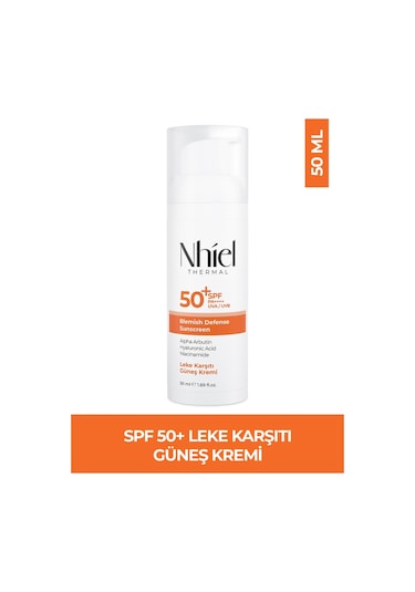 Nhiel Thermal Leke Karşıtı Güneş Kremi SPF 50+ PA++++ 50 ML
