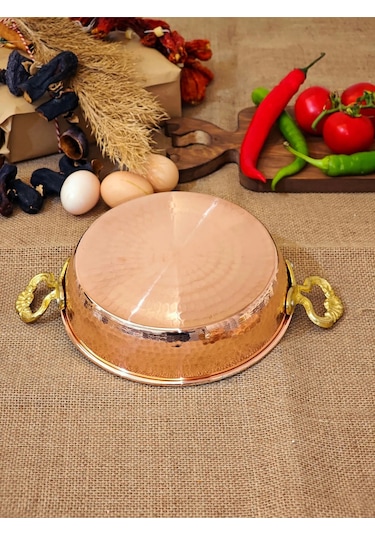Moda Bakır Bakır Yumurta Tava 20 Cm Diğer