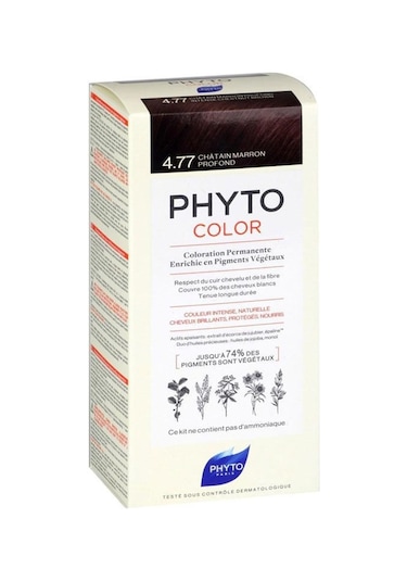 Phyto Phytocolor Bitkisel Saç Boyası - 4.77 - Yoğun Kestane Bakır