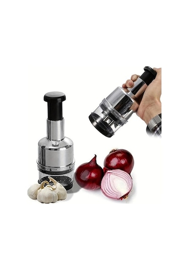 Novahub 1 Adet Yaratıcı Paslanmaz Çelik Sarımsak Kesici & Soğan Kıyıcı El Basınçlı Pres Mak. Mutfak Aleti Diğer