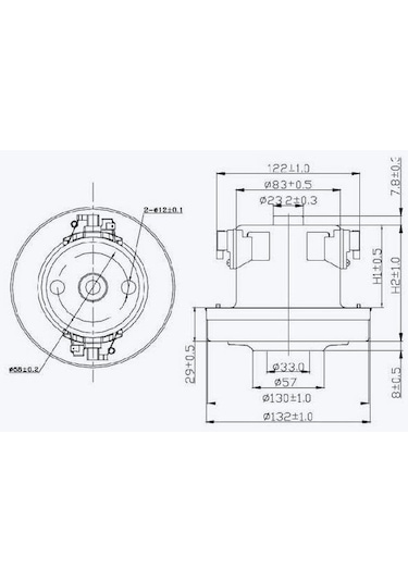 LG Uyumlu Vc 4220 Nhtr Süpürge Motoru - Bys