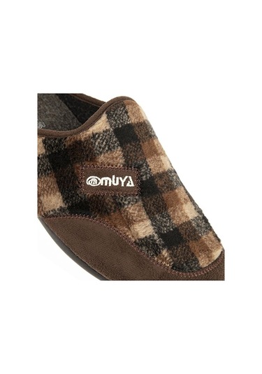 Muya Tauri Anatomik Taban Erkek Ev Terliği Kahverengi