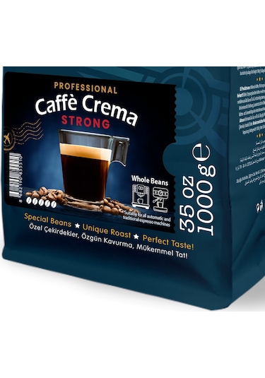 Moliendo Professional Caffe Crema Strong Çekirdek Kahve 1 KG