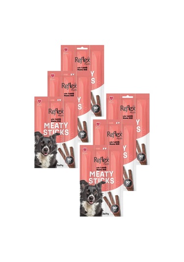 Meaty Sticks Kuzu Etli Köpek Ödül Çubuğu 3x11gr Altılı Paket