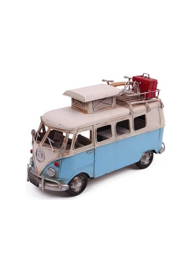 Dekoratif Metal Vosvos Minibüs Biblo