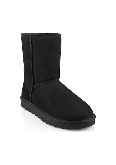 Bot Kadın 1016223 16k Ugg W Classıc Short Iı Black Sıyah Siyah