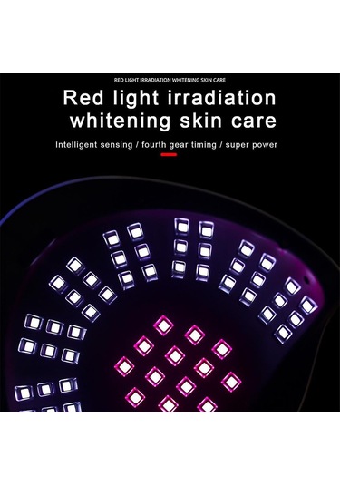 Skycity X9 Max Akıllı Fototerapi Cila Kurutma Lambası, 69 Led Işık Kaynağı, Hareket Algılama, Dört Zamanlama Modu, Manikür Aracı