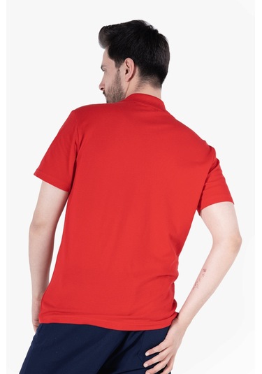 Polo Yaka T-shirt %100 Pamuk Cepli Kırmızı