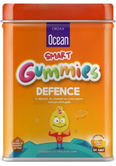 Ocean Smart Gummies Defence Takviye Edici Gıda 64 Jel Tablet