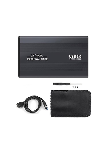 Wozlo 2.5 Hdd Kutusu Usb 3.0 Harici Harddisk Ssd Kutu - Alüminyum Gövde - Micro Usb 3.0 Giriş