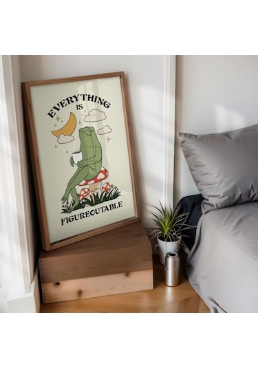 Her Şey Çözülebilir Motivasyon Posteri - Çerçevesiz