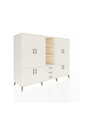 Kronos Dolap 11 Raflı 3 Çekmeceli 8 Kapaklı 220x59x163 Aytaşı-ayt Aytaşı-aytaşı