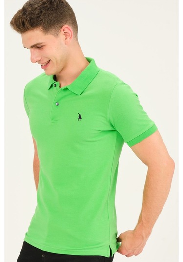 T8561 Dewberry Erkek Tshırt-çimen Yeşili Çimen Yeşili