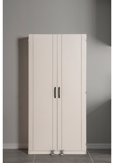 Belen 2 Kapaklı Kiler Dolabı Bej