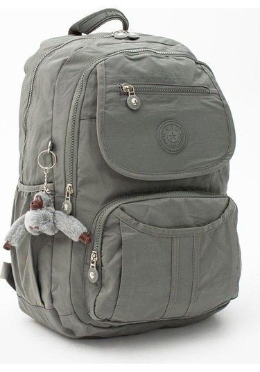 Ultra Hafif Çok Cepli Su Geçirmez Sırt Çantası Unisex Gri Model: 571-2e - Gri