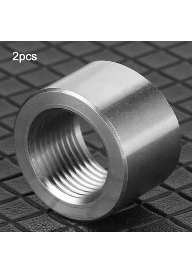 Wezone 2 Adet M18x1.5 İç Dişli Oksijen Sensörü Somunu, Paslanmaz Çelik Ss304, Motor Lambası Tamiri, Evrensel Araçlar İçin