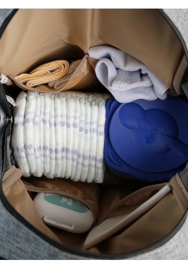 Kujju Anne Bebek Bakım Sırt Çantası Siyah