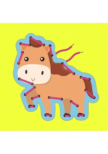 Calimera Toys İnce Motor Gelişimi Oyunu Hayvanlar Model 1