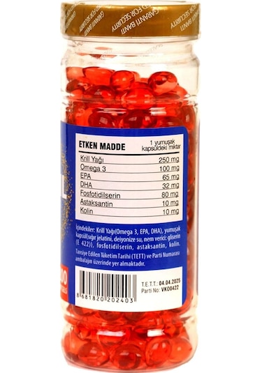 Vitapol Krill Oil Complex 200 Softgel
