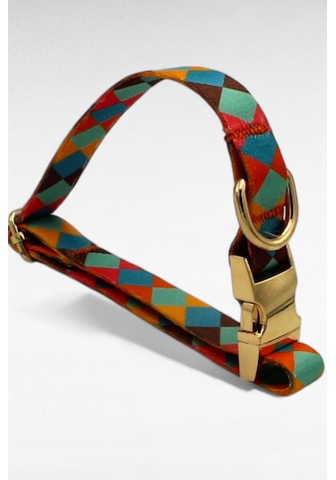 Caramelos İsimli Köpek Tasması, Yavru Köpek Tasması, Küçük Irk Köpek Tasması, Metal Kilit, 1,5 Cm Mavi