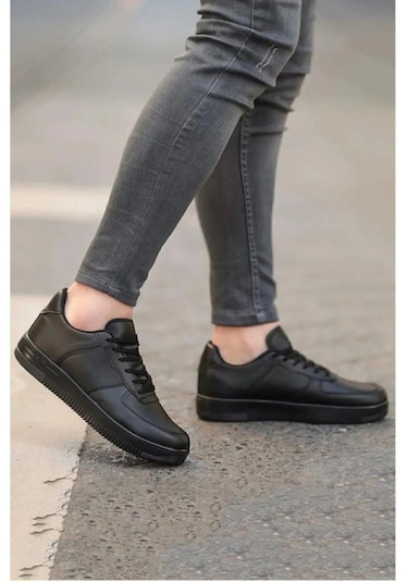 Siyah Sneaker Spor Ayakkabı Siyah