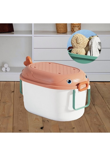 Suntek Magideal Oyuncak Saklama Organizatörü, Kırmızı-beyaz-küçük