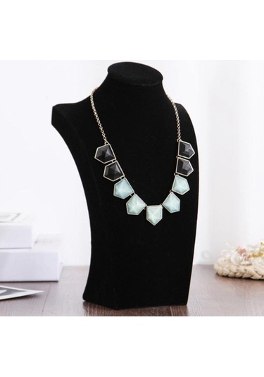 Trendooze Zincir Takı Manken Kolye Homyl Büstü Jw