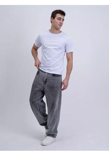 Modalına Beyaz Pamuklu Düz Renkli Basic Tişö 201775924 Beyaz