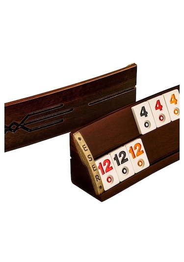 Markafox Cpx Oval Lüx Yüksek Kalite Birinci Sınıf Ağaç Okey Set