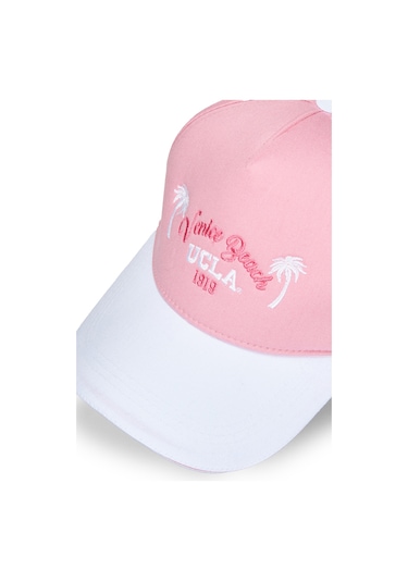Ucla Caıro Pembe Baseball Cap Nakışlı - Unisex Şapka Pembe