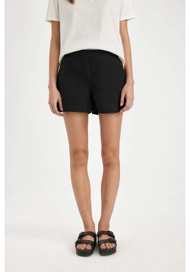 DeFacto Regular Fit Deniz Şortu-Fall in Love T5639AZ24SMBK27 Siyah DeFacto Regular Fit Deniz Şortu-Fall in Love T5639AZ24SMBK27 Siyah