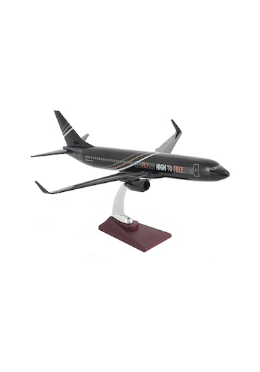 Zekupp Boeing /37-800 1/100 Ölçek FHTF 2 Sloganlı Model Uçak
