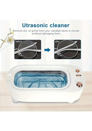 Jialan Derin Temiz Ultrasonik Gözlük Temizleyici - Kristal