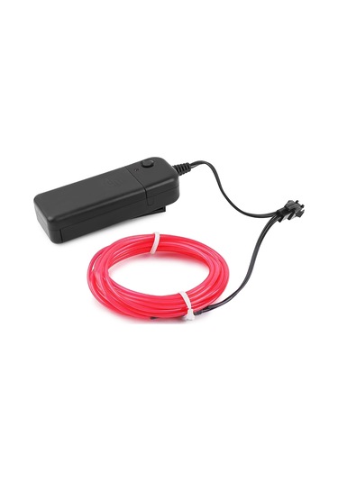 Samdoo Kırmızı Işıklı Scooter Araba Ambiyans Lambası - 200cm Led Şerit, Abs Malzeme, Uyarı Ve Takip Fonksiyonu